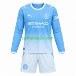 Camisolas de futebol Manchester City Criança Equipamento Principal 2026/27 Manga Comprida Camisolas de futebol Manchester City Criança Equipamento Principal 2026/27 Manga Comprida